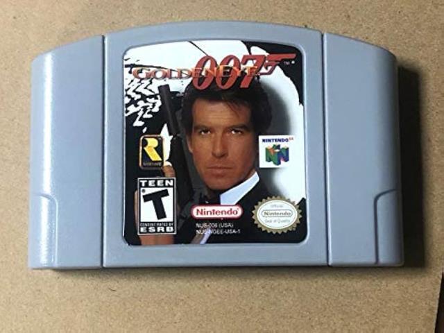 Goldeneye 007 game card cartridge