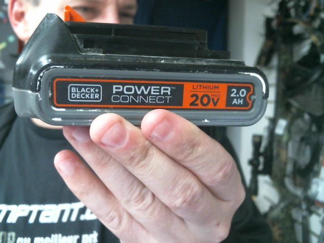 Batterie 20v 2 amperes