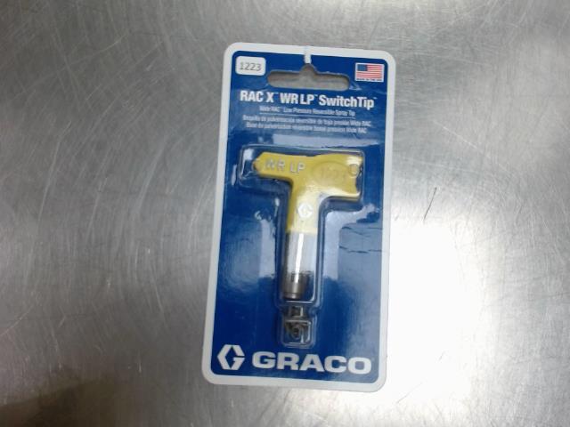 Low pressure reversible spray tip graco