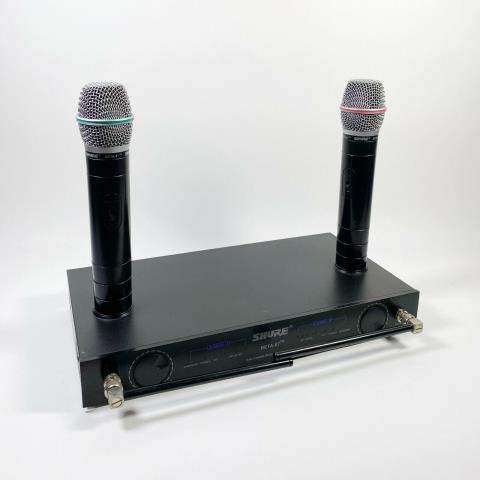 Dual channel rechargeable receiver 2mics