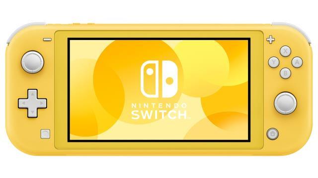 Nintendo switch lite yellow