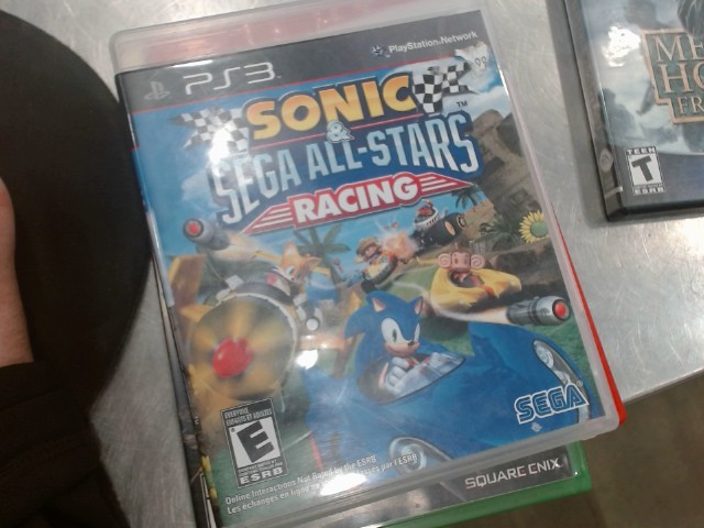 Sonic sega all stars racing