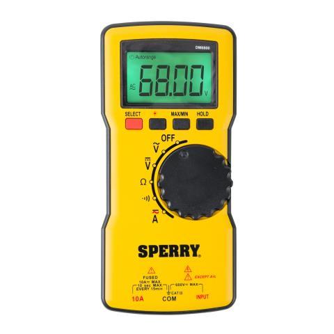 Autoranging multimeter 600v ultrathin