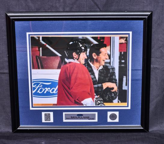 Nhl walter and wayne gretzky framedphoto