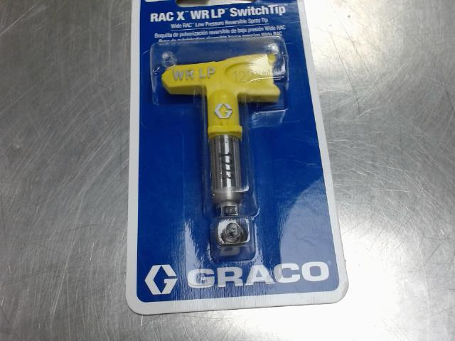 Low pressure reversible spray tip graco