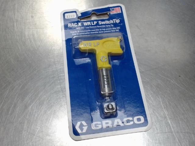 Low pressure reversible spray tip graco