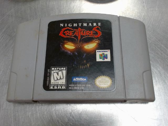 Nightmare creatures n64 loose