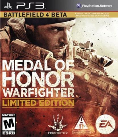 Medal of honor warfighter limited ed