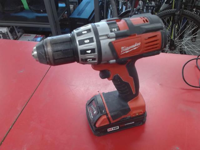 Perceuse milwaukee m18+batterie 1.5amp