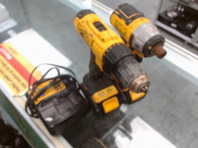 Perceuse dewalt + batt + char