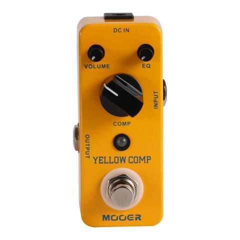 Mooer yellow comp guitar pedal