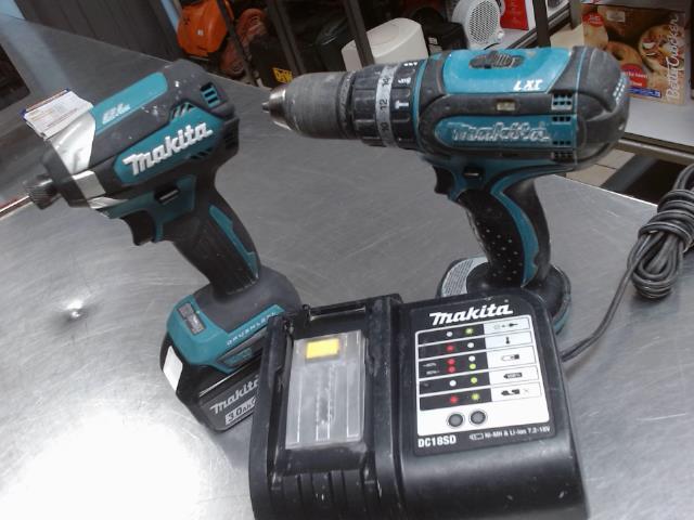 Kit impact drill av 1x bat charge