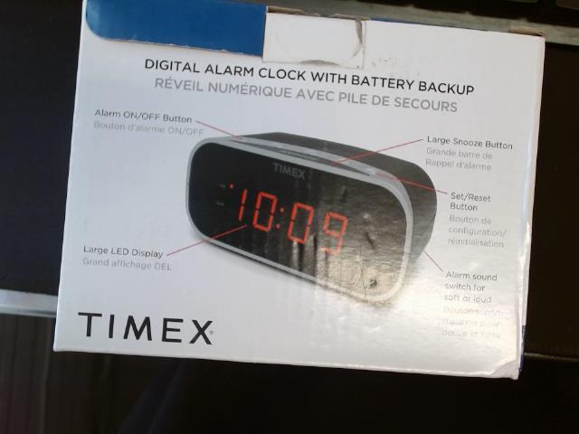 Timex alarm clock portable