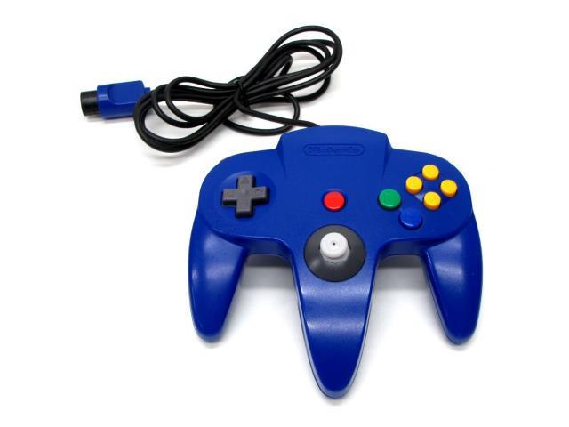 Manette de n64 bleu