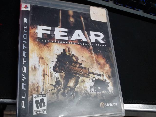 Fear first encounter assault recon ps3 j