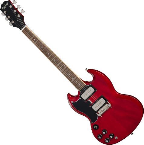 Guitare electrique rouge epiphone