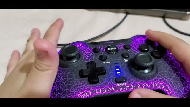 Wirelss led gaming remote nitendo switch