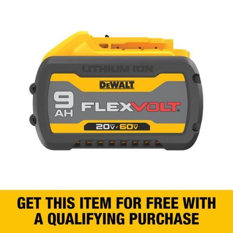 Flexvolt batterie 9ah