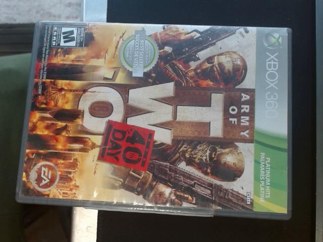 Army of two xbox360 game