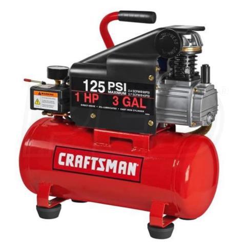 Compresseur 125psi 3gal