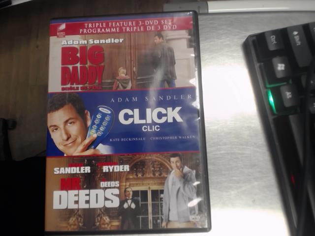 Triple feature: adam sandler