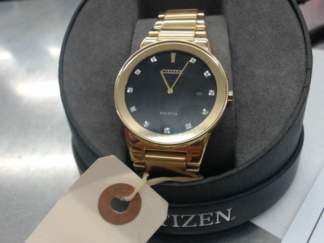 Montre citizen eco drive couleur or