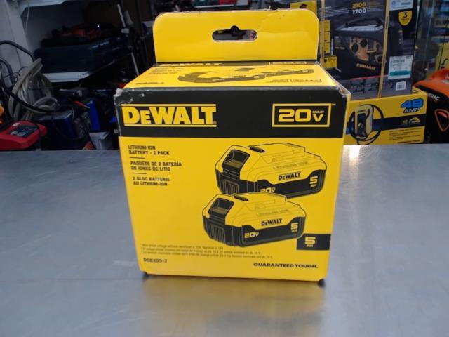 Pack 2 batt 5ah dewalt