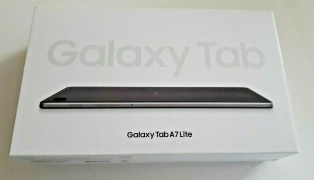 Samsung tab a7 lite in box