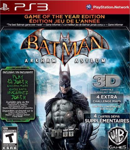 Batman arkham asylum game of the year