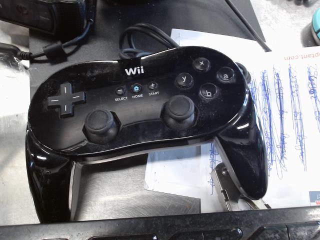 Manette wii noir a fil