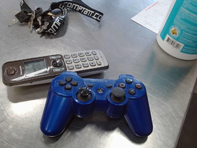 Manette bleu ps3 joystick gauche magane