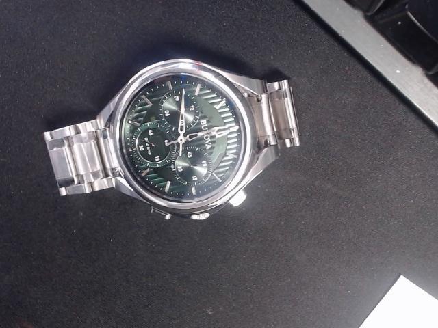 Stainless watch green dial high performa