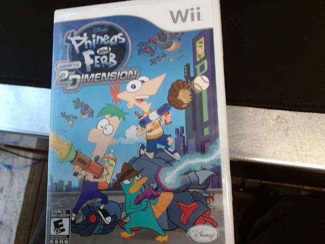 Phineas and ferb 2nd dimension wii game