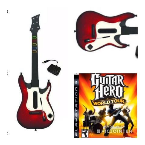 Kit de guitare hero+ps3