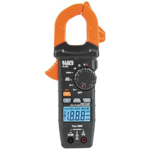 400a ac auto ranging digital clamp meter