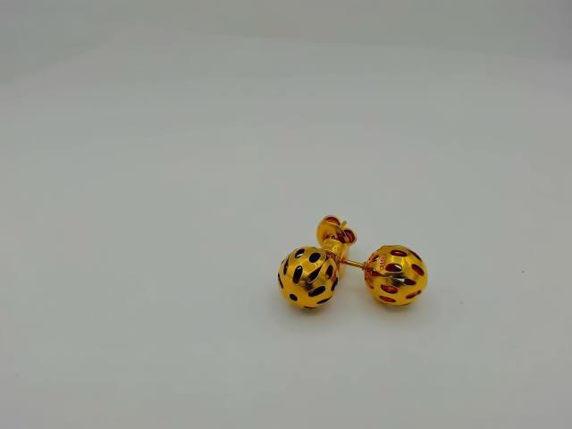 BOUCLES D OREILLES EN OR 10KT