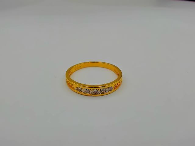 BAGUE EN OR 14KT DIAM 