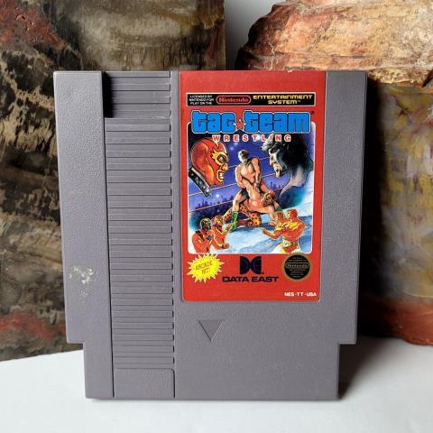 Jeu de casette nes tac team wrestling