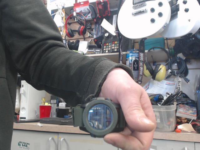 Montre rubbervert