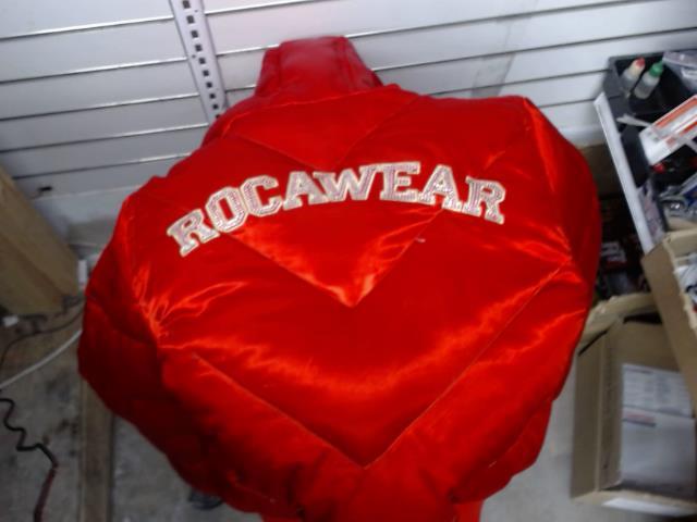 Manteau rouge rackawear pret aide