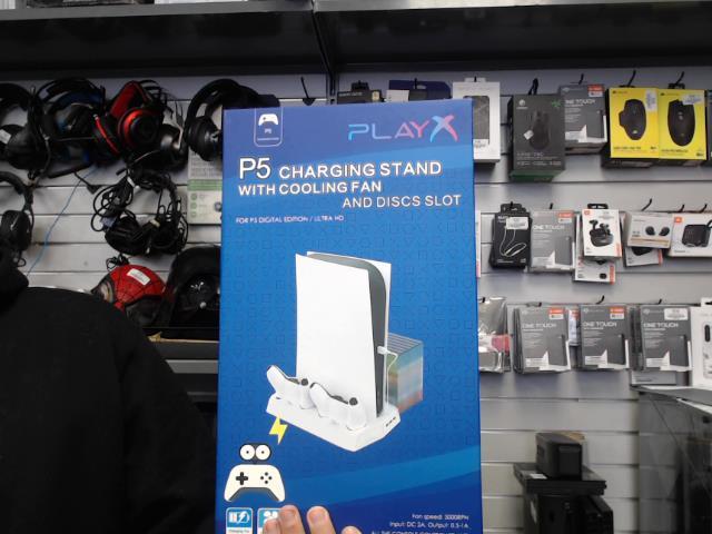 Stand cooling fan pour ps5 digitale