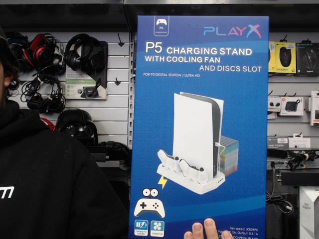 Stand cooling fan pour ps5 digitale