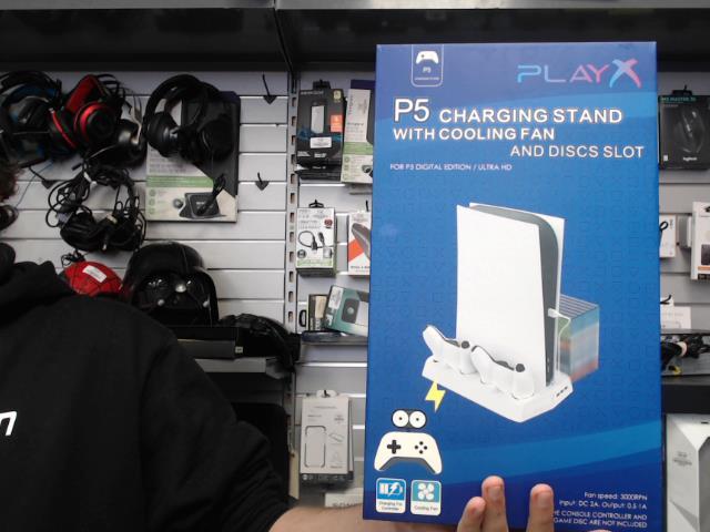 Stand cooling fan pour ps5 digital