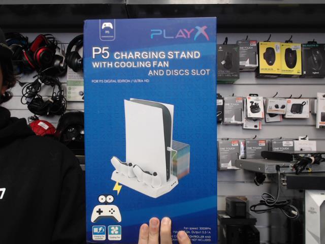 Stand cooling fan pour ps5 digital