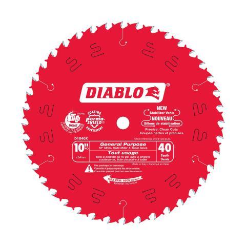 Lame 10'' dreud diablo circulaire 40 den