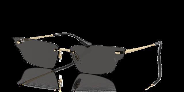 Rayban thin glasses black made in china