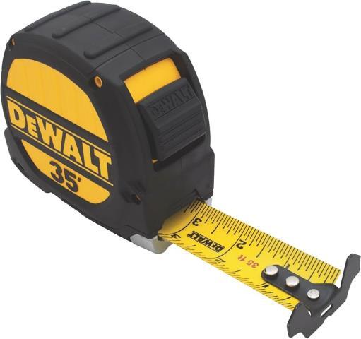 Dewalt measuring tape 35p neuf