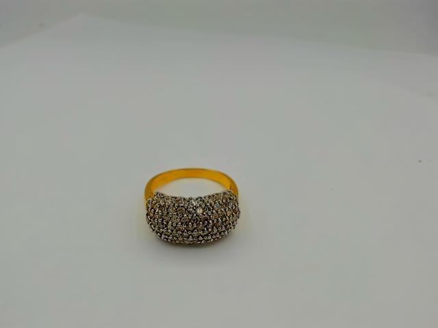 BAGUE EN OR 14KT DIAM 