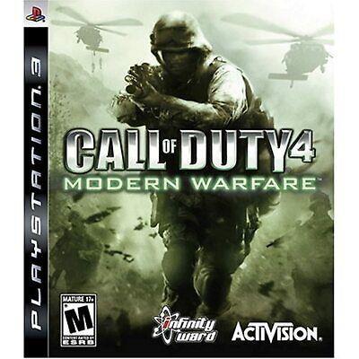 Jeu ps3 call of duty 4 modern warfare