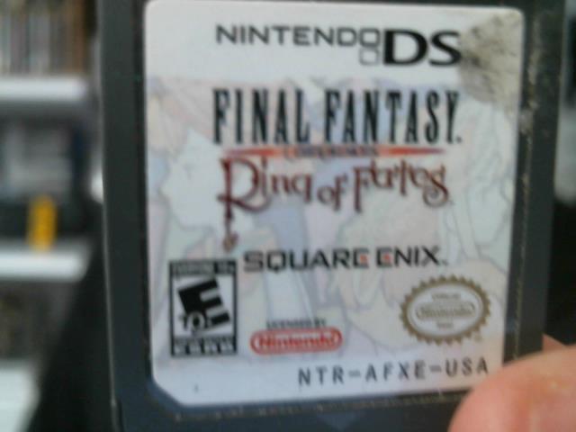 Final fantasy ring of fates